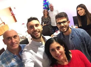 Disfrutado pasar la Navidad con su familia.