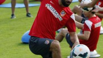 Arda sigue entrenando con normalidad.