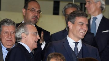 S&aacute;nchez y P&eacute;rez en el estadio de la Libertadores.