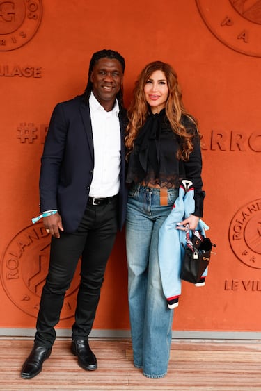 Clarence Seedorf, former soccer star and partner Sophia Makramati