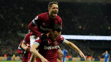 Con 'Chicharito' como titular, el West Ham goleó al Cardiff City