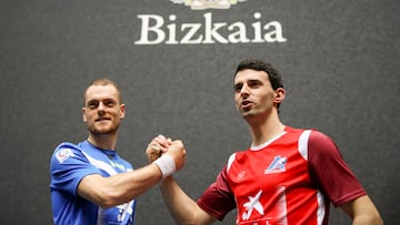 Altuna y Laso se miden en la final del Manomanista m¨¢s igualada de los ¨²ltimos a?os