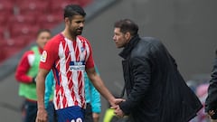 El Atlético, molesto por la roja a Costa: Rodrigo no vio tarjeta por celebrar un gol con la grada