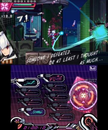 Captura de pantalla - Azure Striker Gunvolt 2 (3DS)