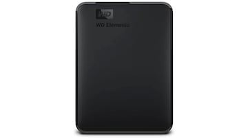 Disco duro externo portátil de 2 TB WD Elements.