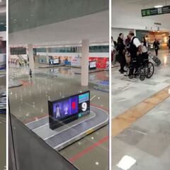 VIDEO | Así se inundó la terminal 2 del aeropuerto CDMX, tras fuertes lluvias hoy domingo 10 de agosto