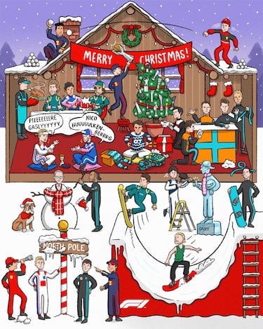 Red Bull y una tarjeta de Navidad cargada de polémica