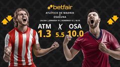 Atlético de Madrid vs. CA Osasuna: horario, dónde ver, pronósticos y clasificación