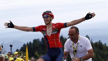 11/07/19 TOUR DE FRANCIA 2019 ETAPA 6 MULHOUSE - LA PLANCHE DES BELLES FILLES DYLAN TEUNIS VENCEDOR DE LA ETAPA CICLISMO