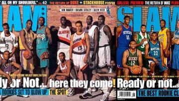 Los 'rookies' 2014 repiten la portada de SLAM del 96