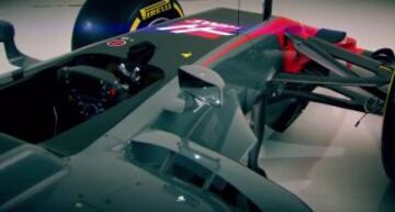 El nuevo VF-17 que conducir¨¢n los pilotos Romain Grosjean y Kevin Magnussen.