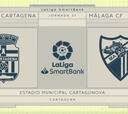 Resumen y goles del Cartagena vs. Málaga de la Liga Smartbank