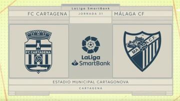 Resumen y goles del Cartagena vs. Málaga de la Liga Smartbank