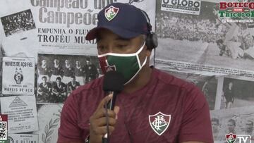 Roger Machado, DT de Fluminense, destaca la intensidad de Santa Fe