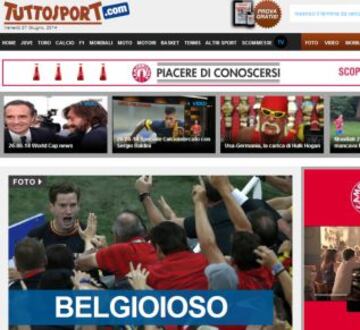 Portadas de la prensa extranjera