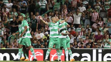 Santos hace valer la localía y rompe el invicto de las Chivas en el torneo