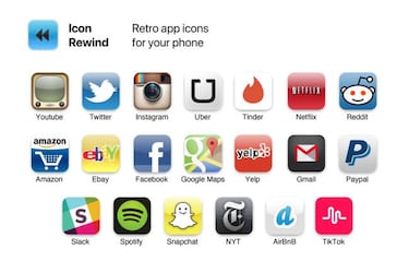 Recupera los iconos retro de iPhone con esta app