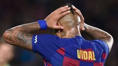 Arturo Vidal no encuentra su lugar en el Barcelona