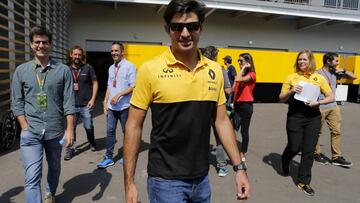 Carlos Sainz, en México.