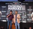 Márquez habla de "guerra" y Pacquiao de despejar dudas