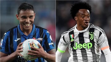 Luis Muriel y Cuadrado: 'vitale' para el Atalanta - Juventus