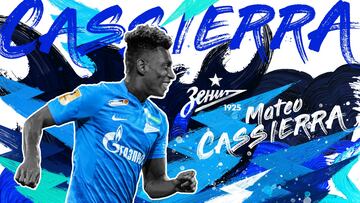 Mateo Cassierra, nuevo jugador de Zenit.