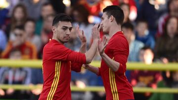 Sustitución del último partido oficial de la selección sub21 española.