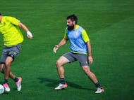 Facu González y Villalibre, del Racing.