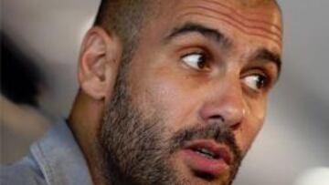 FELIZ: El técnico azulgrana se mostró contento por la llegada de Mascherano y el reencuentro de Rosell y Laporta en el Gamper.