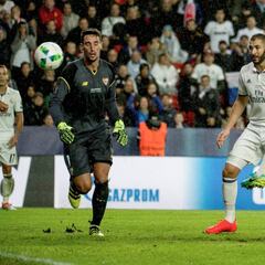 Sergio Ramos volvió a rescatar
al Real Madrid en el minuto 93
