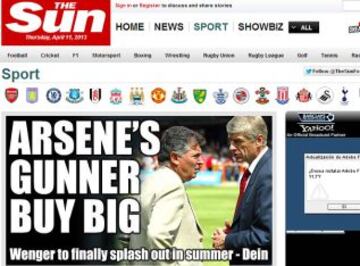 Portadas de la prensa extranjera