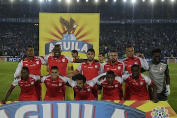 Millonarios e Independiente Santa Fe jugaron en el estadio El Campín por la décima jornada de la Liga Águila.
