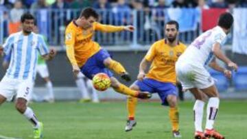 Una gran tijera de Messi le dio el triunfo a Barcelona.