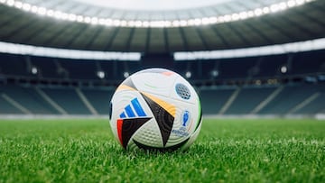 The FUSSBALLLIEBE Euro 2024 match ball, whose name translates as “love of football”, will benefit players at both ends of the pitch, makers Adidas claim.