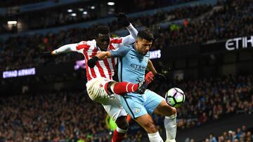 Manchester City sin Bravo decepcionó con empate ante Stoke