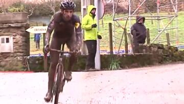 Ismael Esteban, campeón de España de ciclocross.