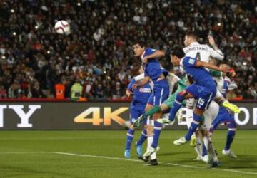 16/12/2016. Semifinal del Mundialito en Marruecos. Real Madrid-Cruz Azul. 1-0. Sergio Ramos marco el primer gol. El conjunto madridista ganó 4-0.