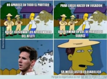 Los memes más divertidos del Barcelona-Atlético de Copa