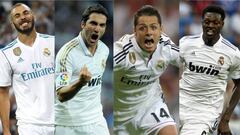 Benzema, Higua&iacute;n, Chicharito, Adebayor... en el Real Madrid.