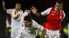 Santa Fe y Tolima en la Copa Libertadores 2013.