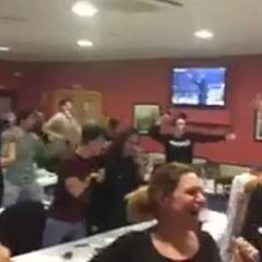 El 'Gameirazo' se vivió así en una peña del Valencia en Madrid