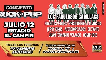 Conciertos Rock & Pop y Leyendas de la Salsa en Bogotá: artistas, boletería últimas noticias