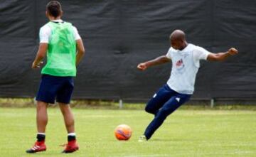 En imágenes la preparación de Millos para recibir al América