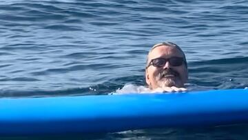 Turista ruso a la deriva en Bali