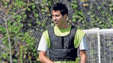 <b>CENTRADO. </b>Jorge sólo tiene al Éibar en su punto de mira. El canterano avisa del peligro de los vascos