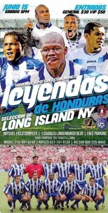 Leyendas de Honduras serán homenajeadas en USA