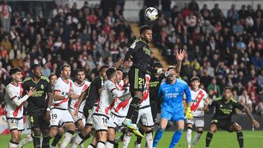 Imagen del Rayo-Real Madrid en Vallecas.
