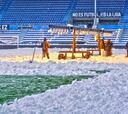 Alavés-Atlético: Mendizorroza se cubre de nieve