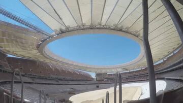 Wanda Metropolitano: Time-lapse shows stadium taking shape