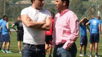 Pina y Cordero, presidente y director deportivo.